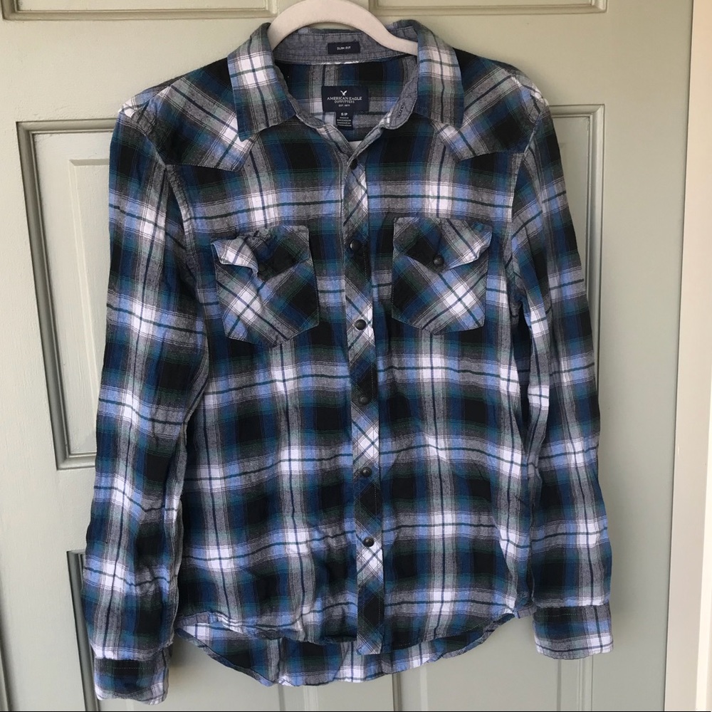 Tartan print flannel